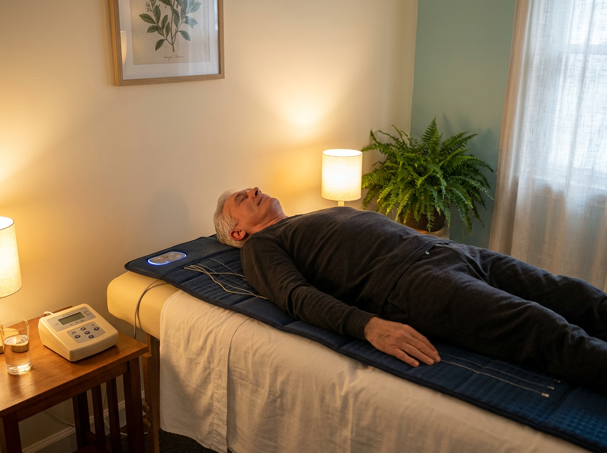 Sozo Rife Frequency Mat Session - Treatment Room